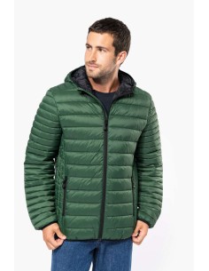 K-KA6110-MEN'S LIGHTWEIGHT HOODED PADDED JACKET 2